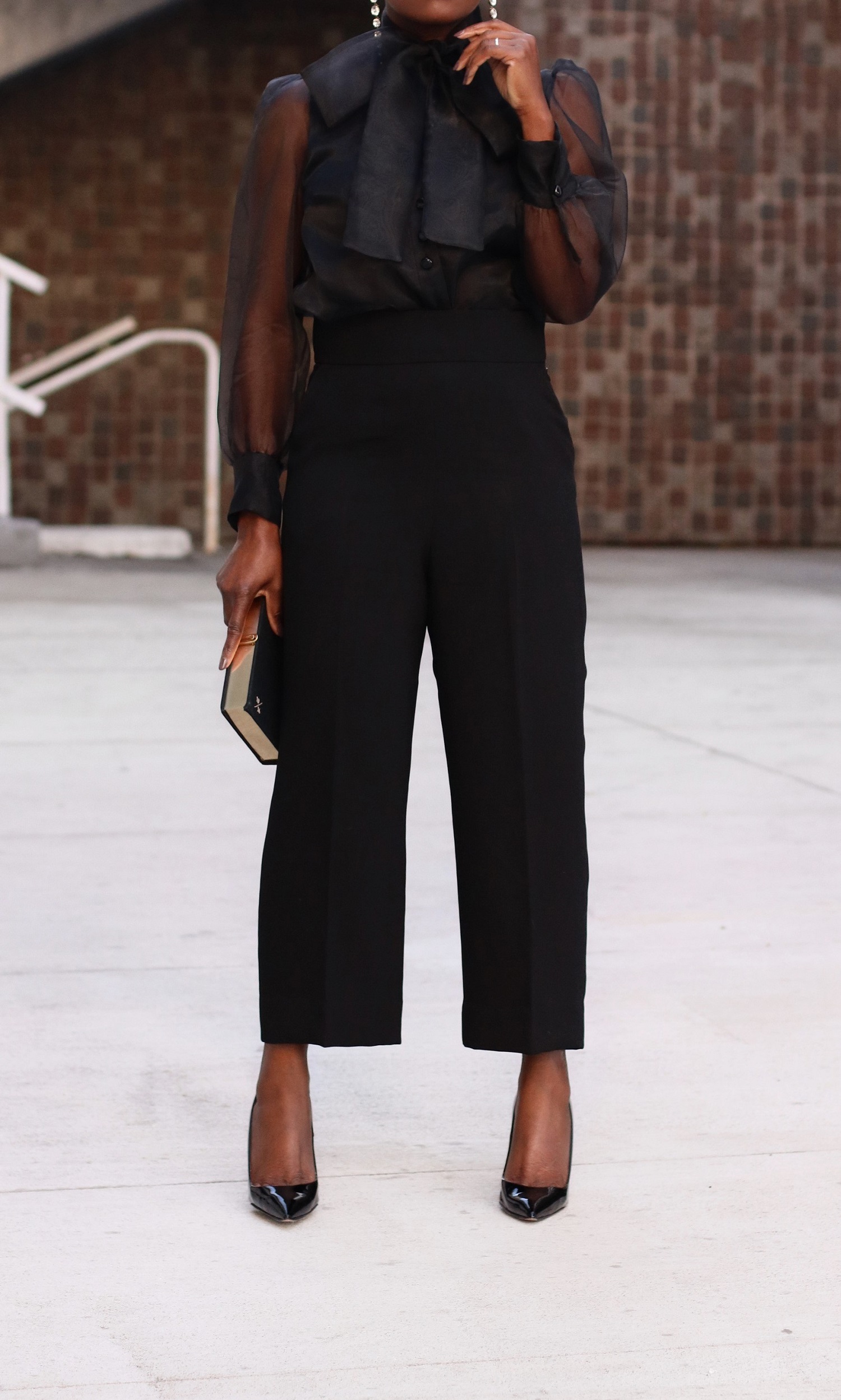 BLACK CHIFFON & ALL BLACK LOOK - RANTI IN REVIEW : RANTI IN REVIEW