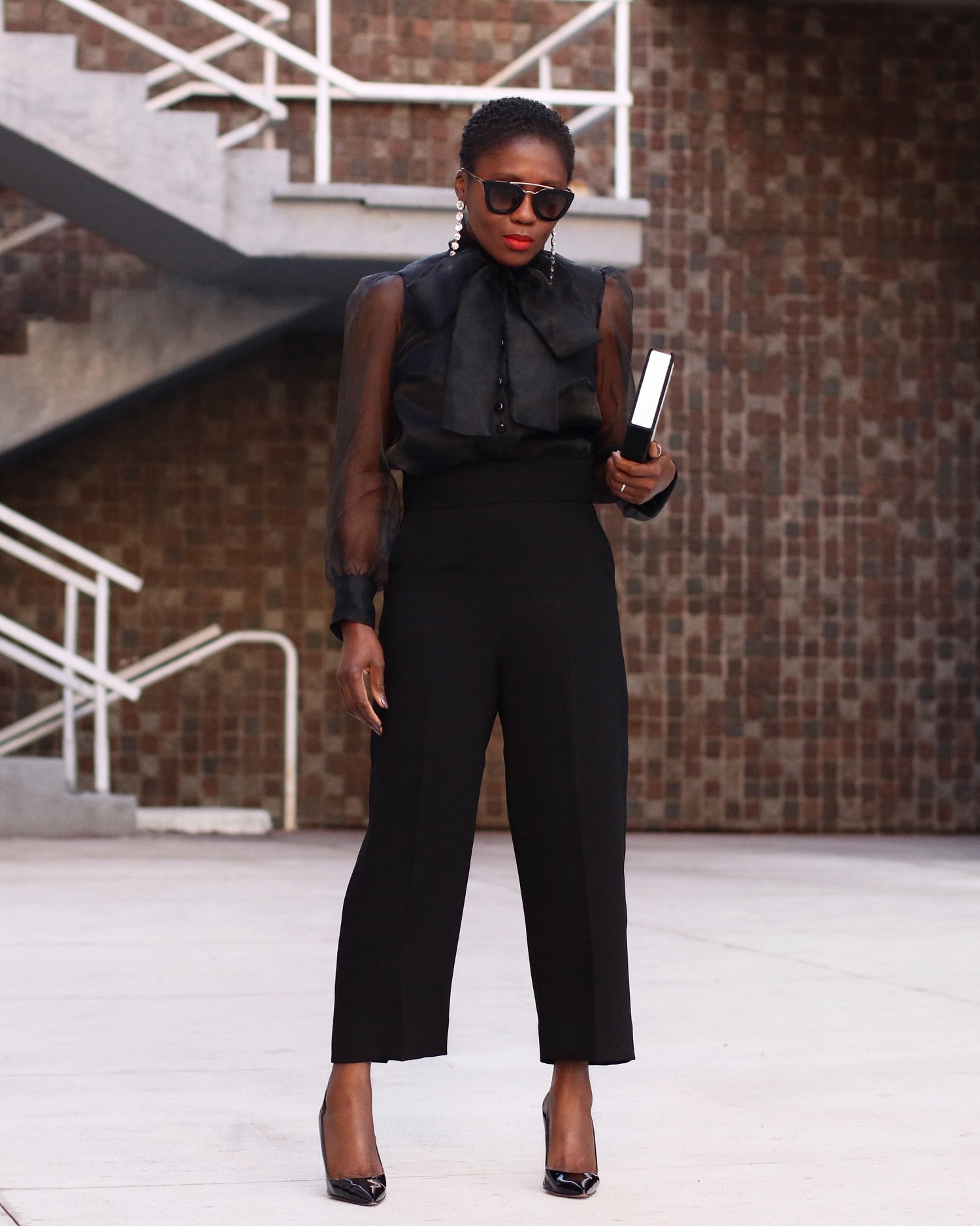 BLACK CHIFFON & ALL BLACK LOOK - RANTI IN REVIEW : RANTI IN REVIEW